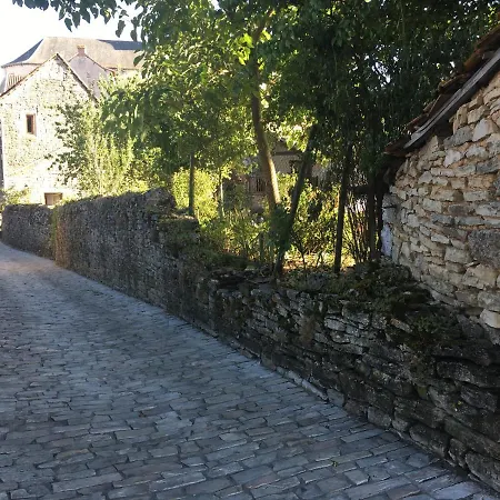 Maison En Pierres Au Coeur Du Village Medieval De Villeneuve Exterior photo