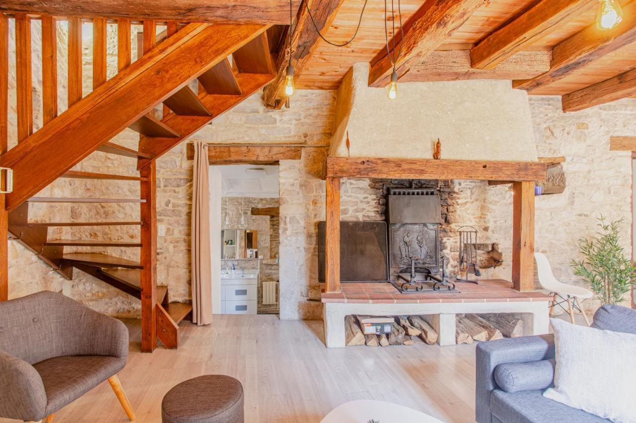 Maison En Pierres Au Coeur Du Village Medieval De Vakantiehuis Villeneuve-dʼAveyron